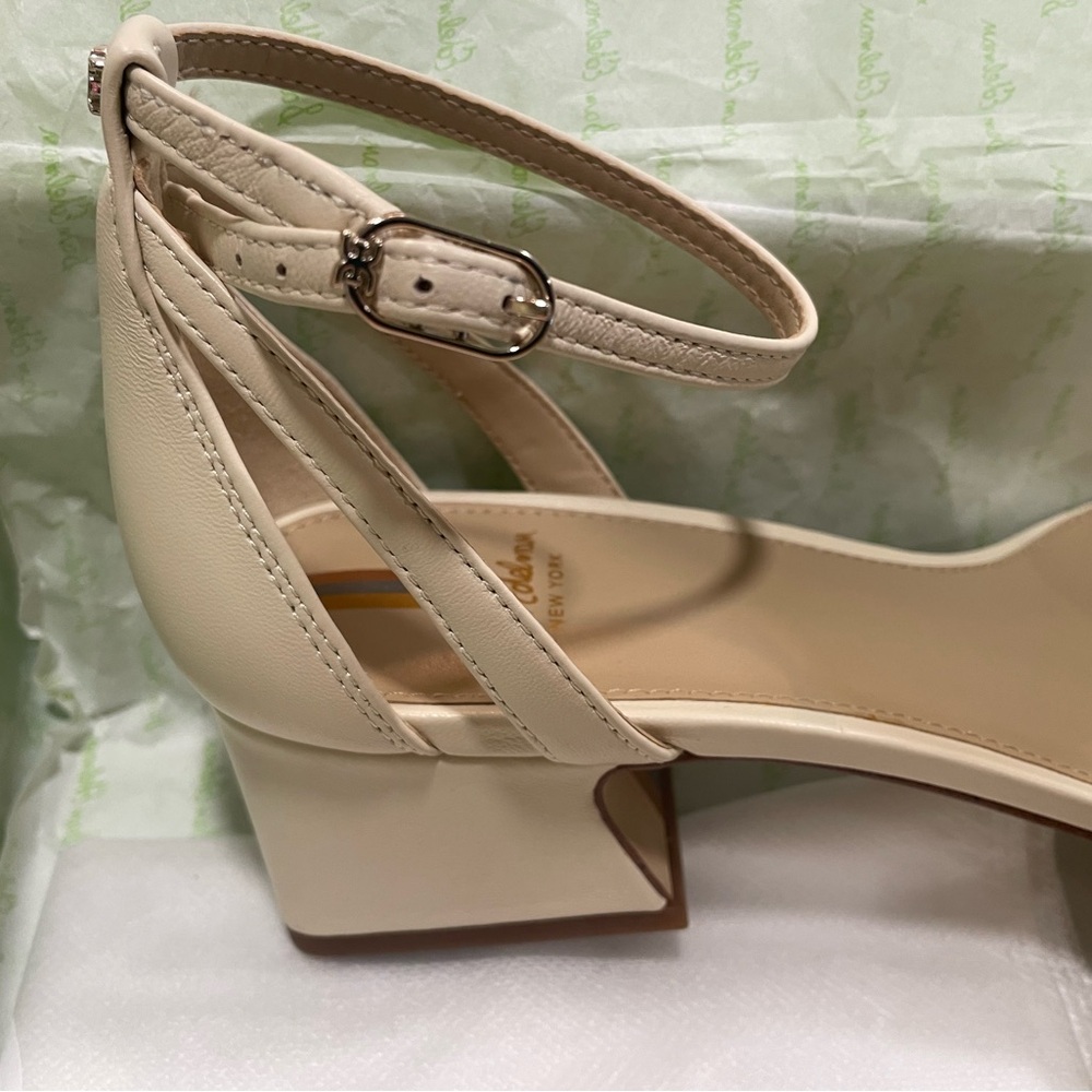 Sam Edelman Ivory Leather Sandals